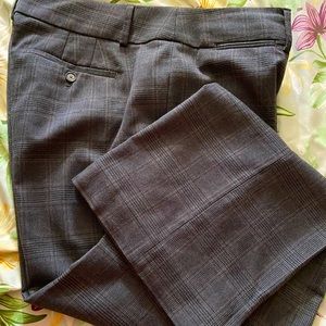 LOFT  “Julie” Grey plaid dress slacks